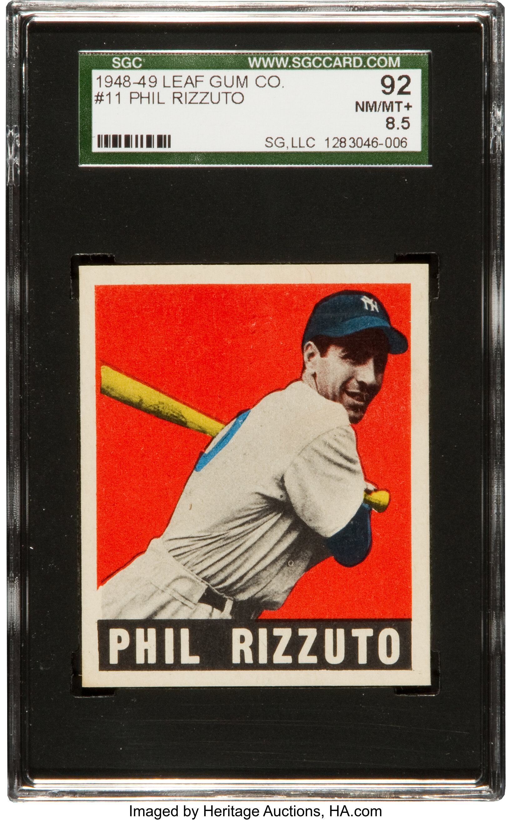 Sold at Auction: 1948 Leaf Phil Rizzuto #11