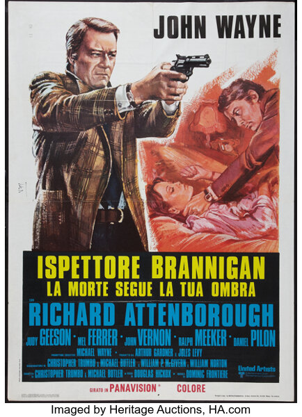 Brannigan United Artists 1975 Italian 2 Foglio 39 X 55 Lot 53086 Heritage Auctions