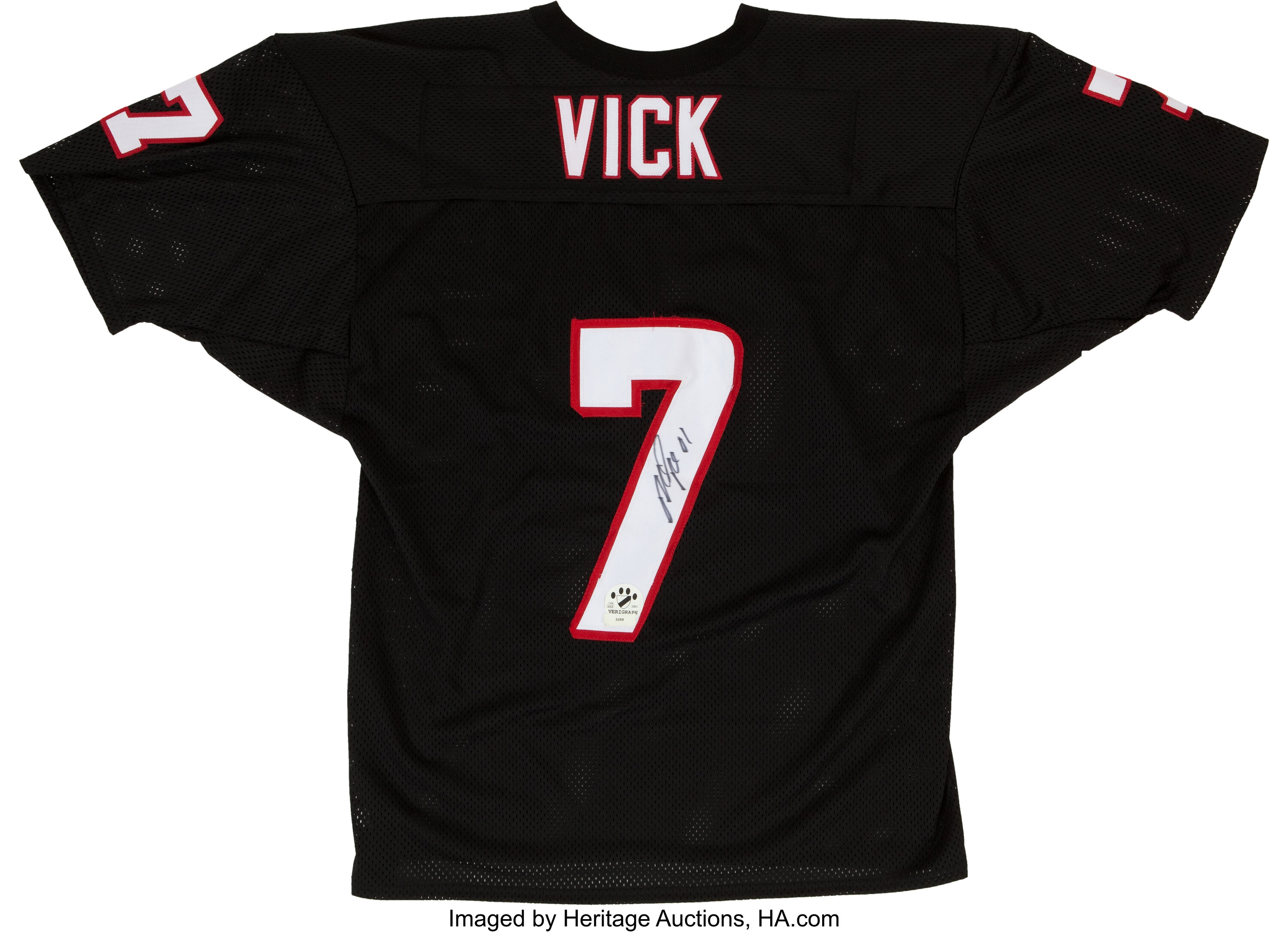 Atlanta Falcons Michael Vick White Jersey Poster (20x30) inches