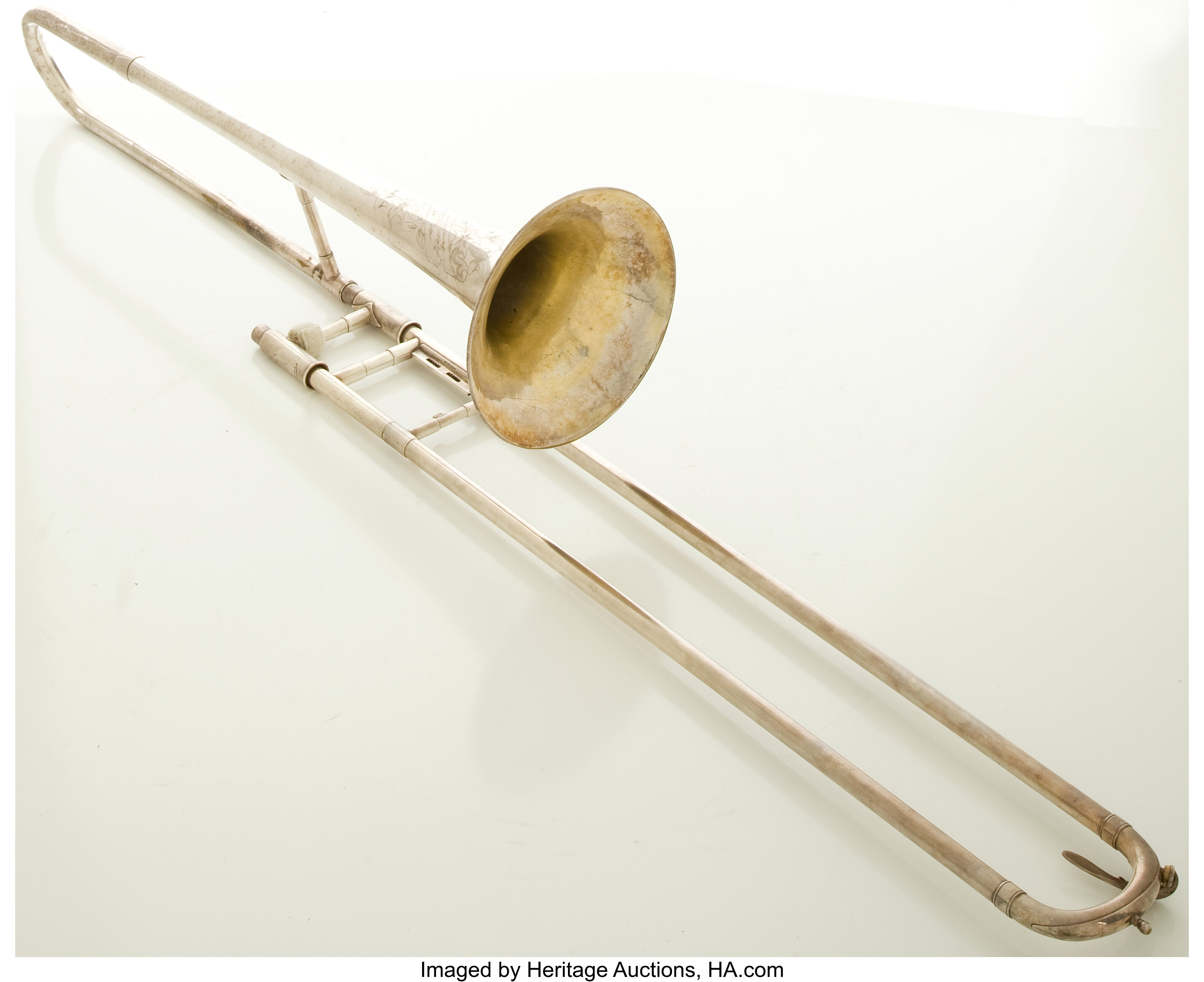 Circa 1929 Holton Paul Whiteman Model Silver Trombone Lot 038 Heritage Auctions