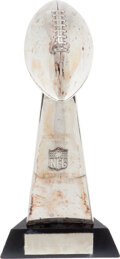 1976 Super Bowl XI Player's Lombardi Trophy Presented to Oakland, Lot  #50047