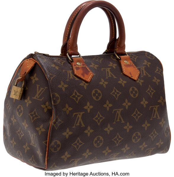 Sold at Auction: Louis Vuitton, Vintage Louis Vuitton The French Company  Speedy Handbag