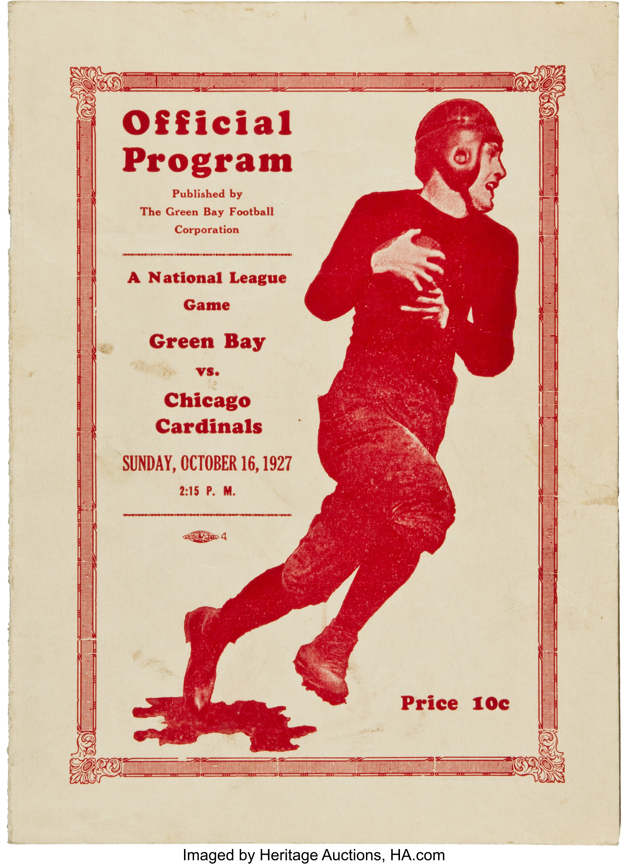 1961 NFL Championship Program & Ticket Stub - Green Bay Packers vs., Lot  #83160