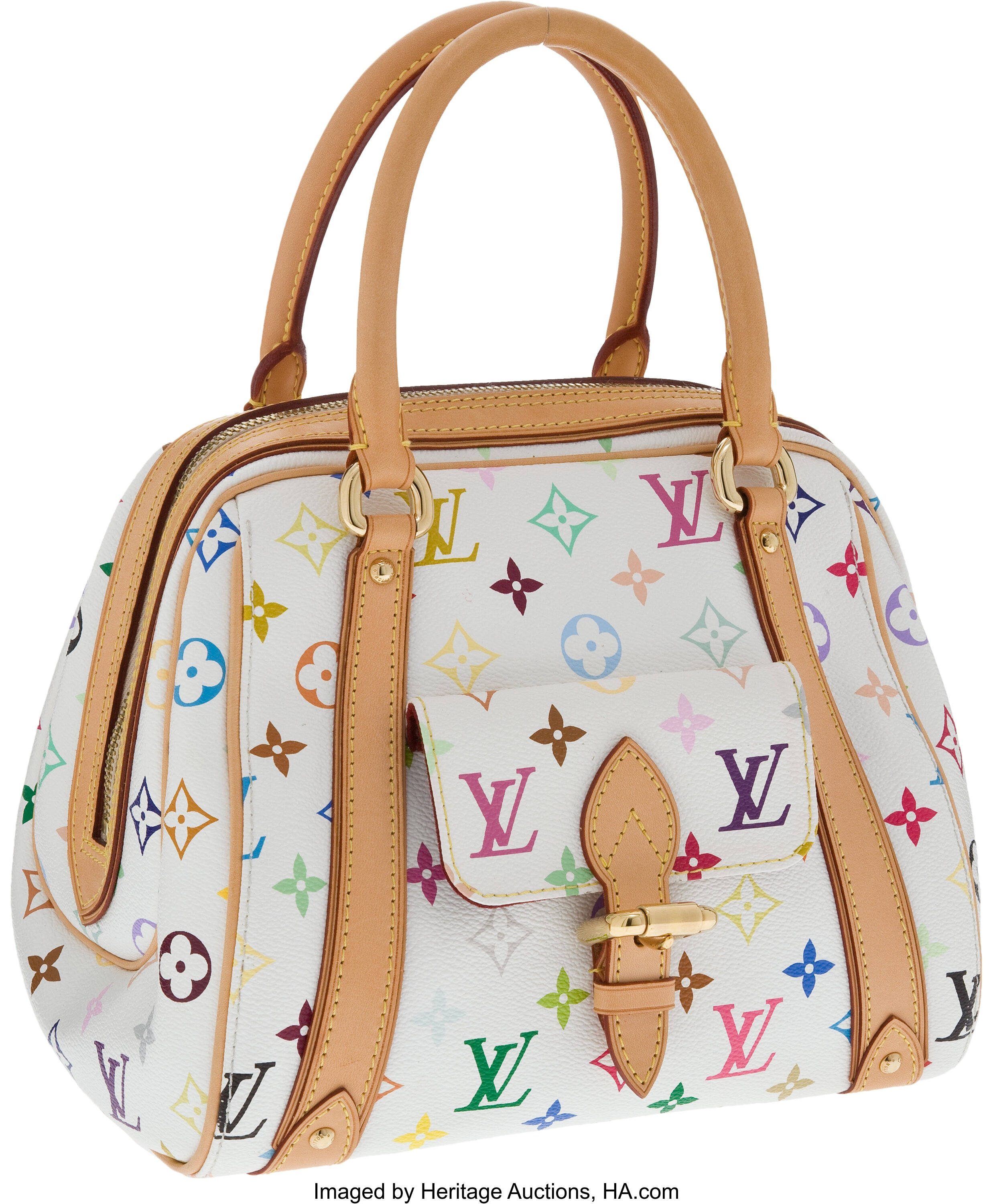 Sold at Auction: Louis Vuitton, Louis Vuitton Multicolor Alma Handbag