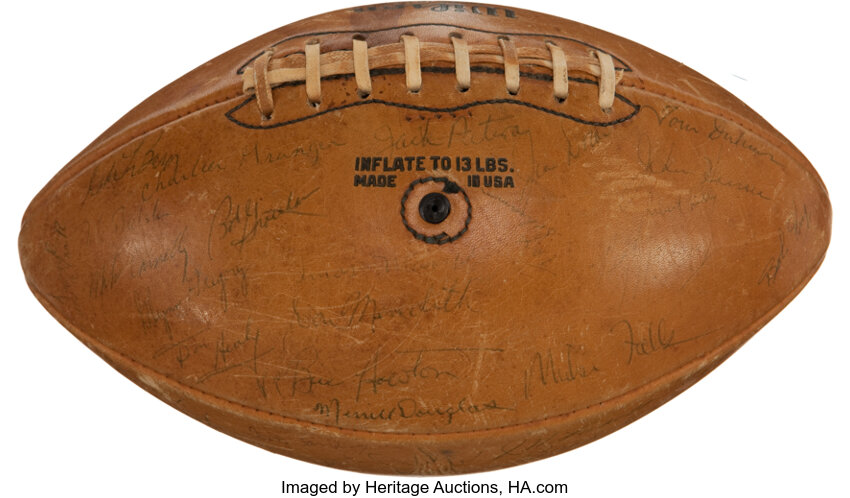 Autographed Footballs, Dallas Cowboys