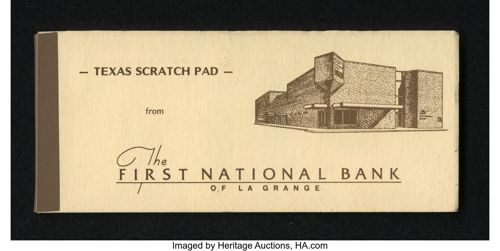 We introduced our Scratch Pads - Amarillo National Bank