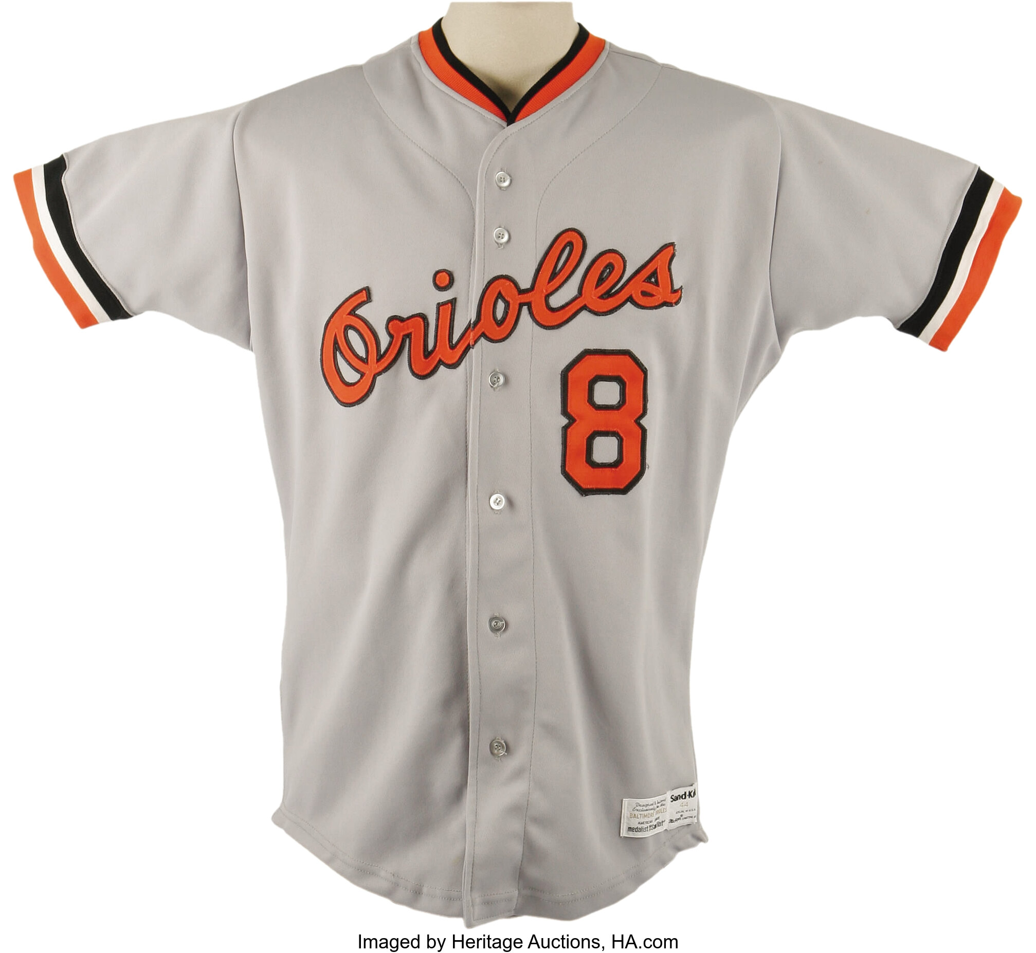 Vintage Sand Knit Baltimore Orioles Jersey