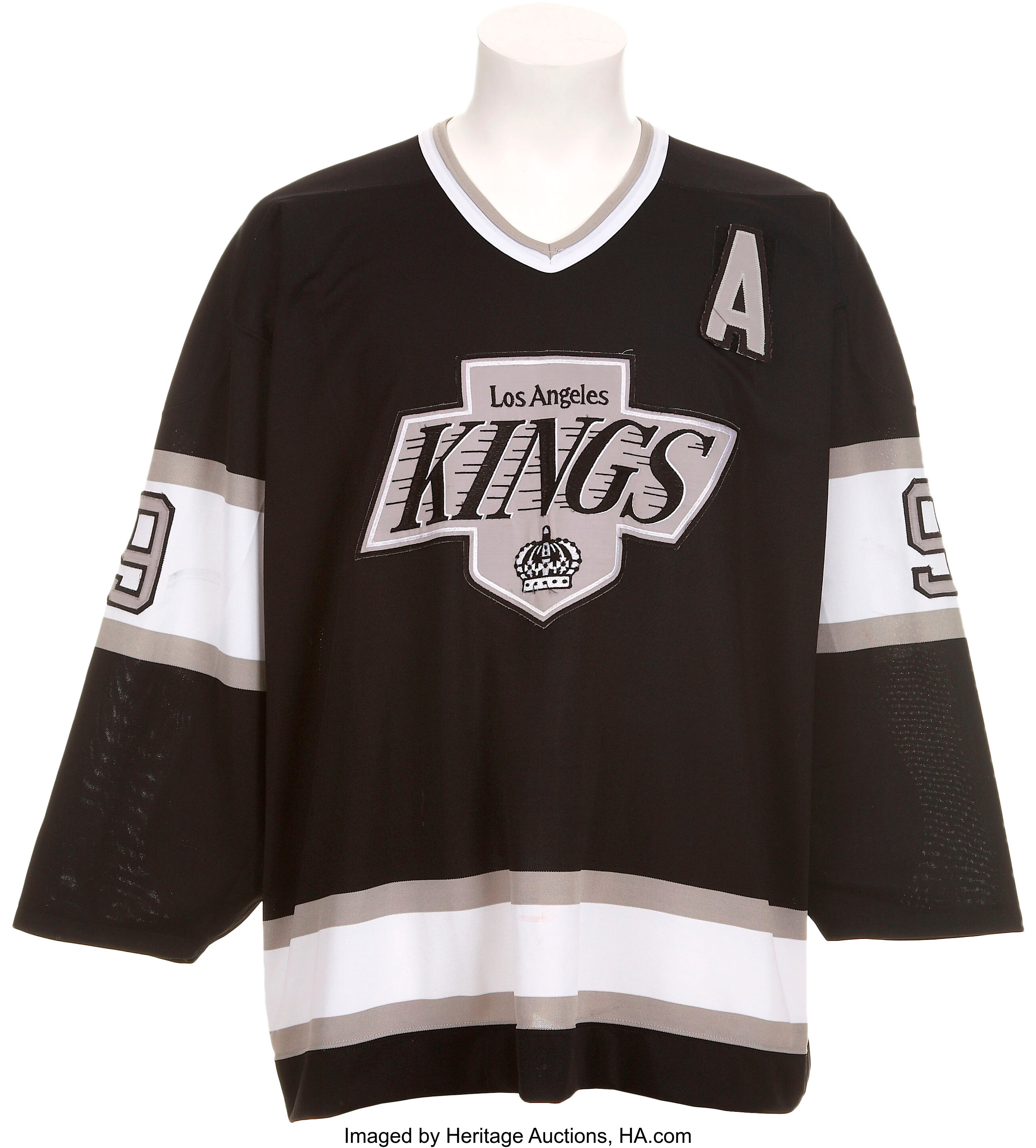 99 WAYNE GRETZKY Los Angeles Kings NHL Centre White Throwback Jersey