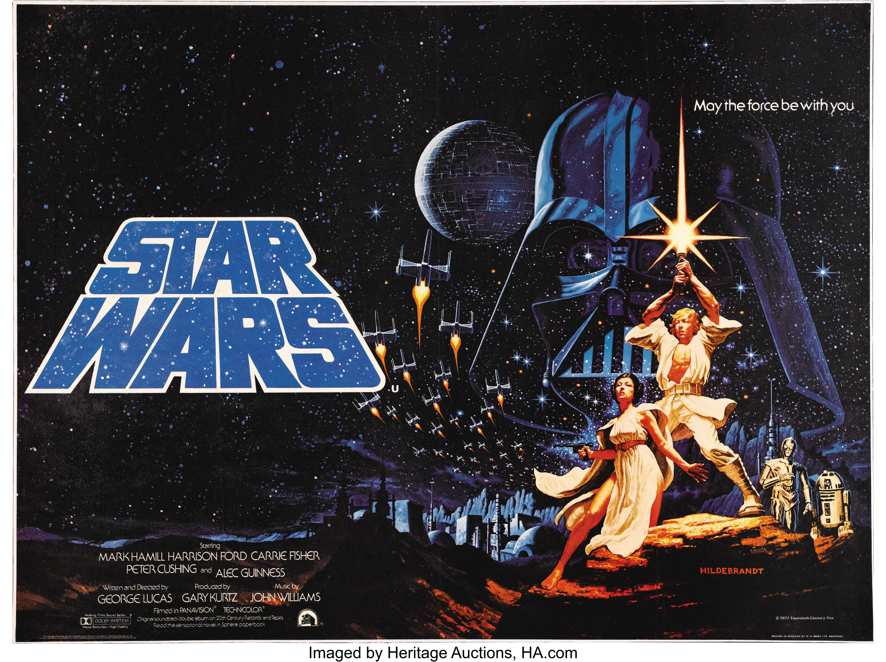 Star Wars (20th Century Fox, 1977). British Quad (30