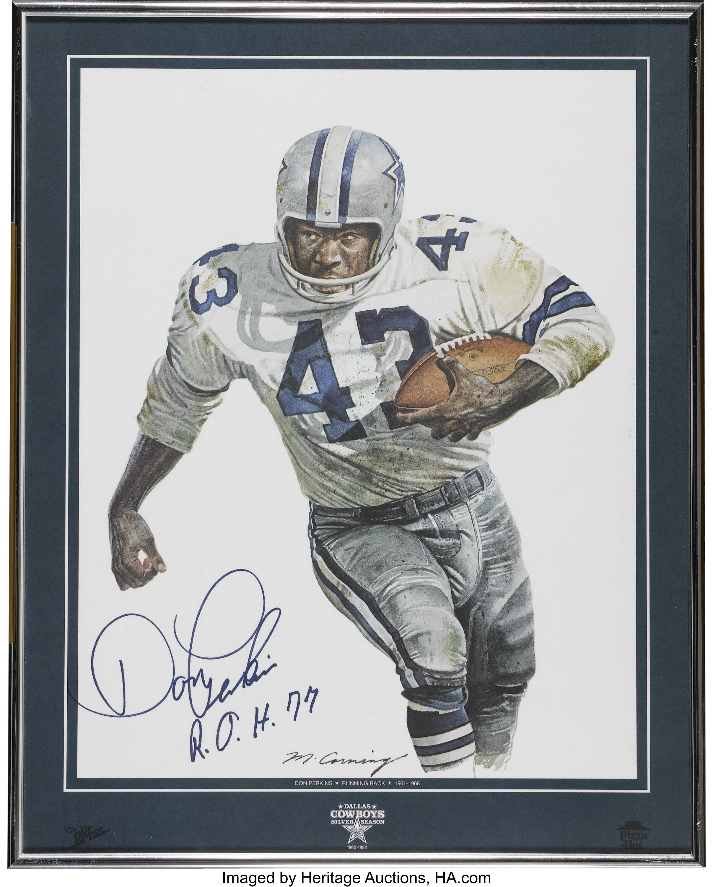 Roger Staubach Autographed Dallas Cowboys NFL Replica The Duke