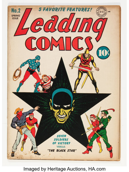 Leading Comics 2 Dc 1942 Condition Vg Fn Golden Age Lot Heritage Auctions