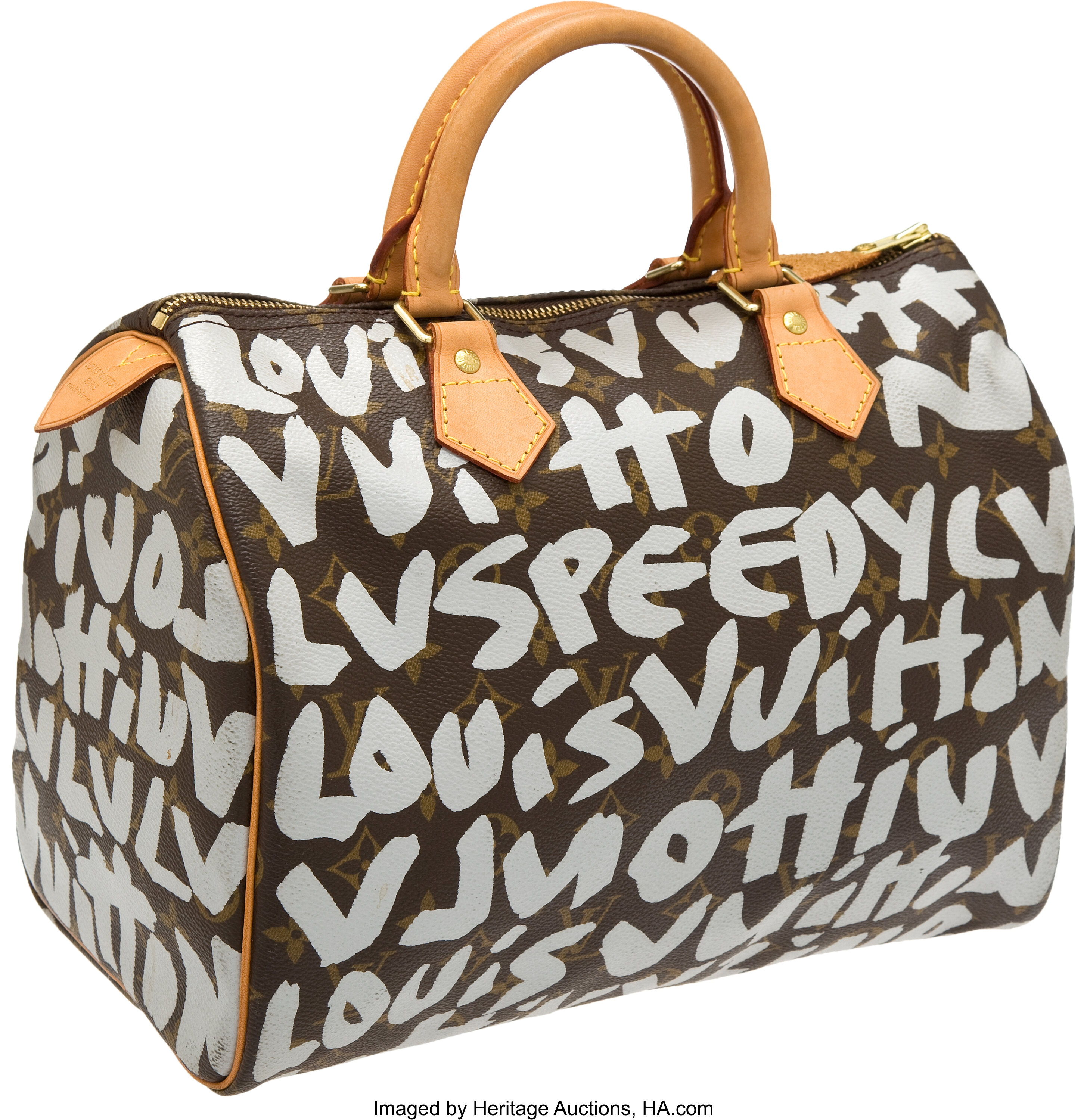 Louis Vuitton 2001 Graffiti Collection by Stephen Sprouse Silver | Lot #56214 | Heritage Auctions