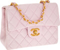 Chanel Light Pink Lambskin Leather Quilted Mini Classic Flap Bag, Lot  #56450