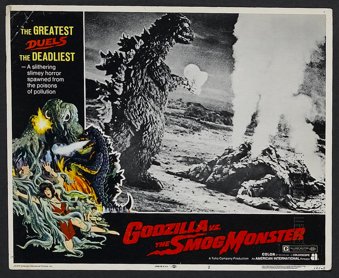 Godzilla vs. the Smog Monster (Toho, 1972). Lobby Card (11