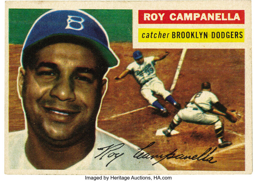 Lot Detail - Roy Campanella Brooklyn Dodgers 1956 Pre-Accident