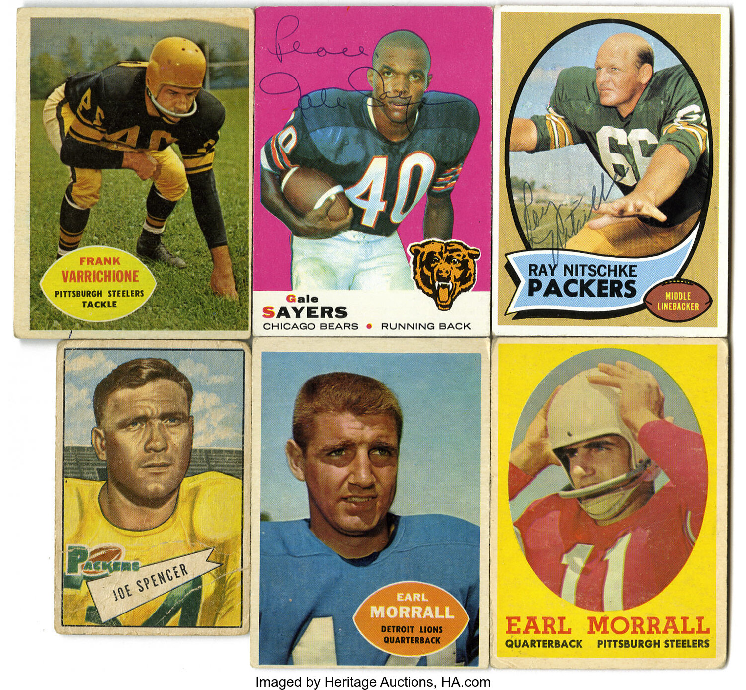 1960 Frank Varrichione Pittsburgh Steelers Topps #97 Football Card