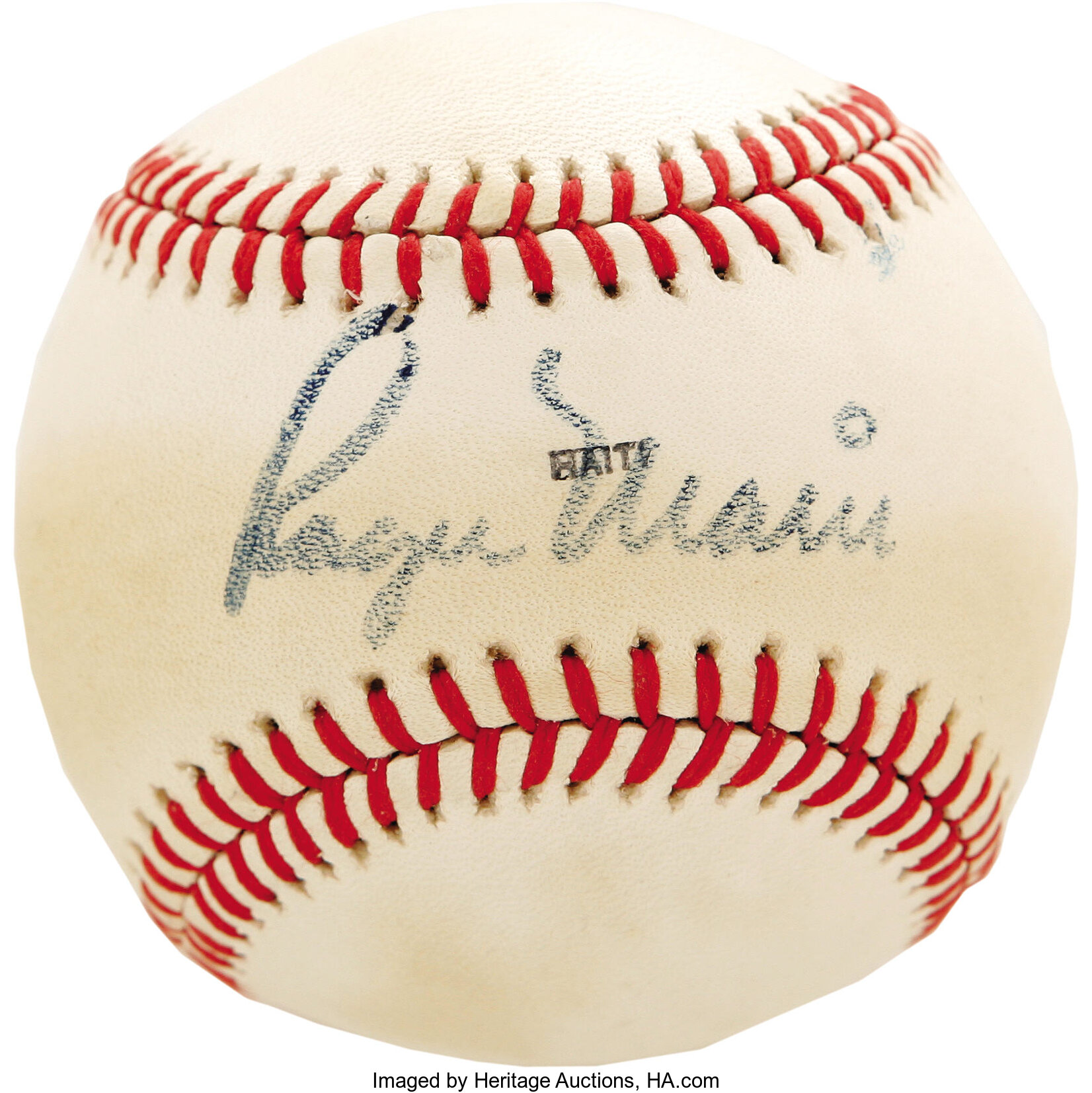 1980 Roger Maris Single Signed Baseball. The reigning single season ...