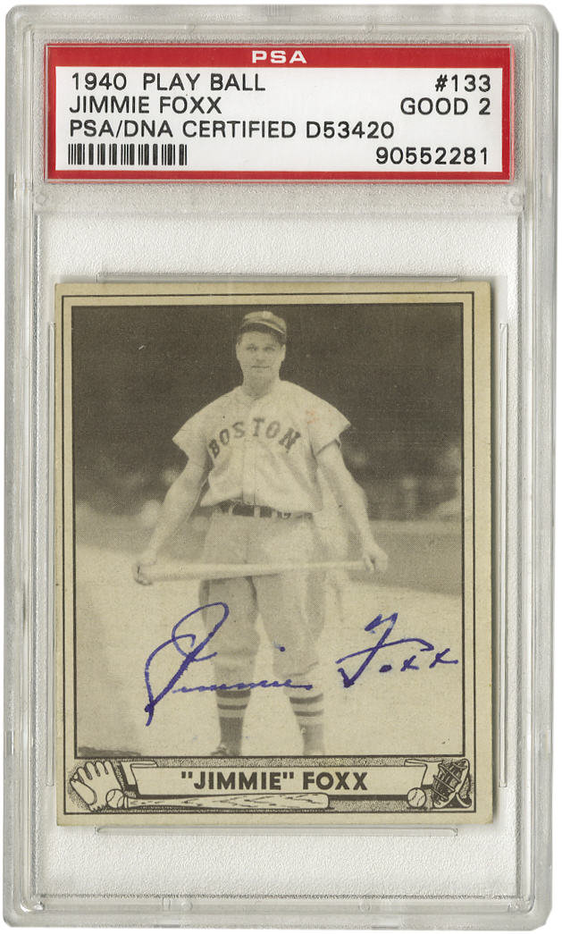 1941 Play Ball Jimmie Foxx