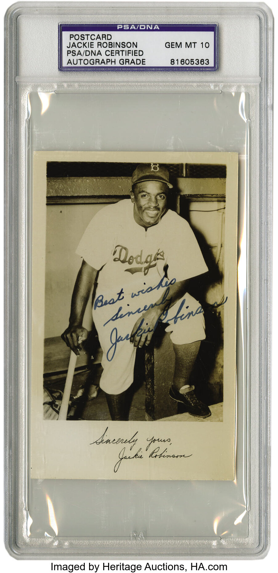 Sell or Auction Your Jackie Robinson Signature / Autograph / Signed Page