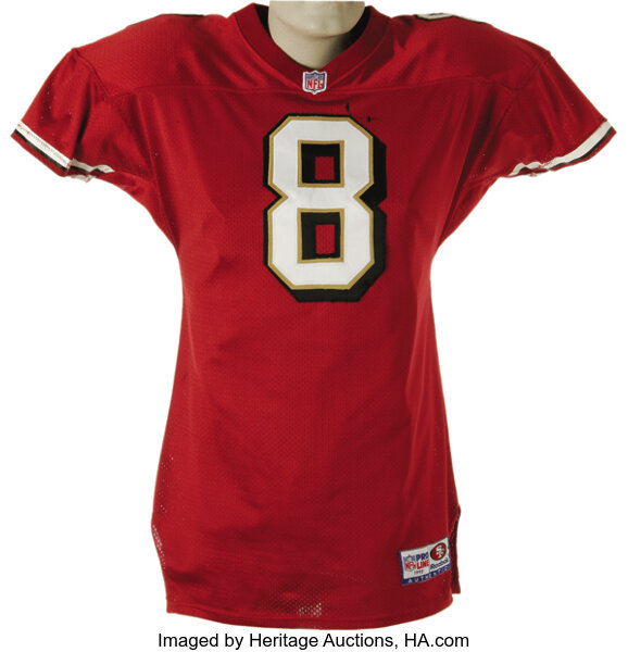 Lot Detail - Steve Young 1998 San Francisco 49ers Game Used & Signed Jersey  - Photo Matched to 3 Games! (JSA,RGU LOA)