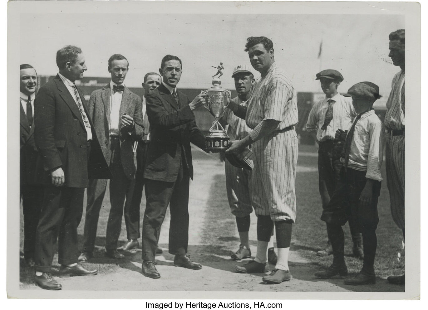 1948 Babe Ruth's Funeral Oversized Culver Service Photograph, Type