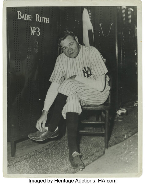 1948 Babe Ruth's Funeral Oversized Culver Service Photograph, Type