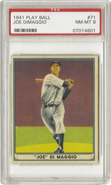 Joe DiMaggio 1940 Playball #1 SGC 1