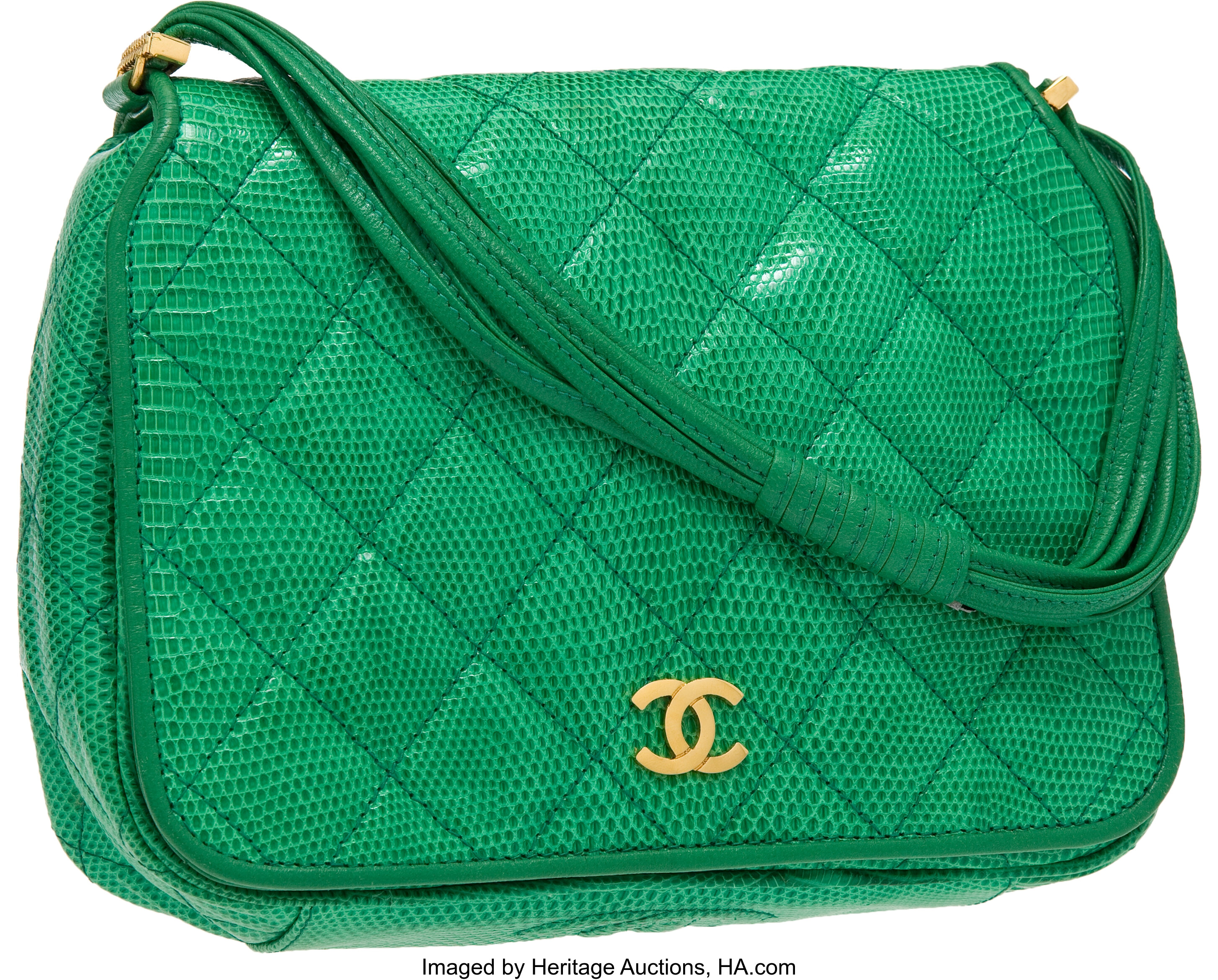 Sold at Auction: Chanel Vintage Beige Lambskin Camellia Tote Bag