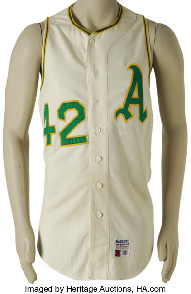 1969 Hank Bauer Game Worn Oakland Athletics Jersey. Baseball, Lot  #81539