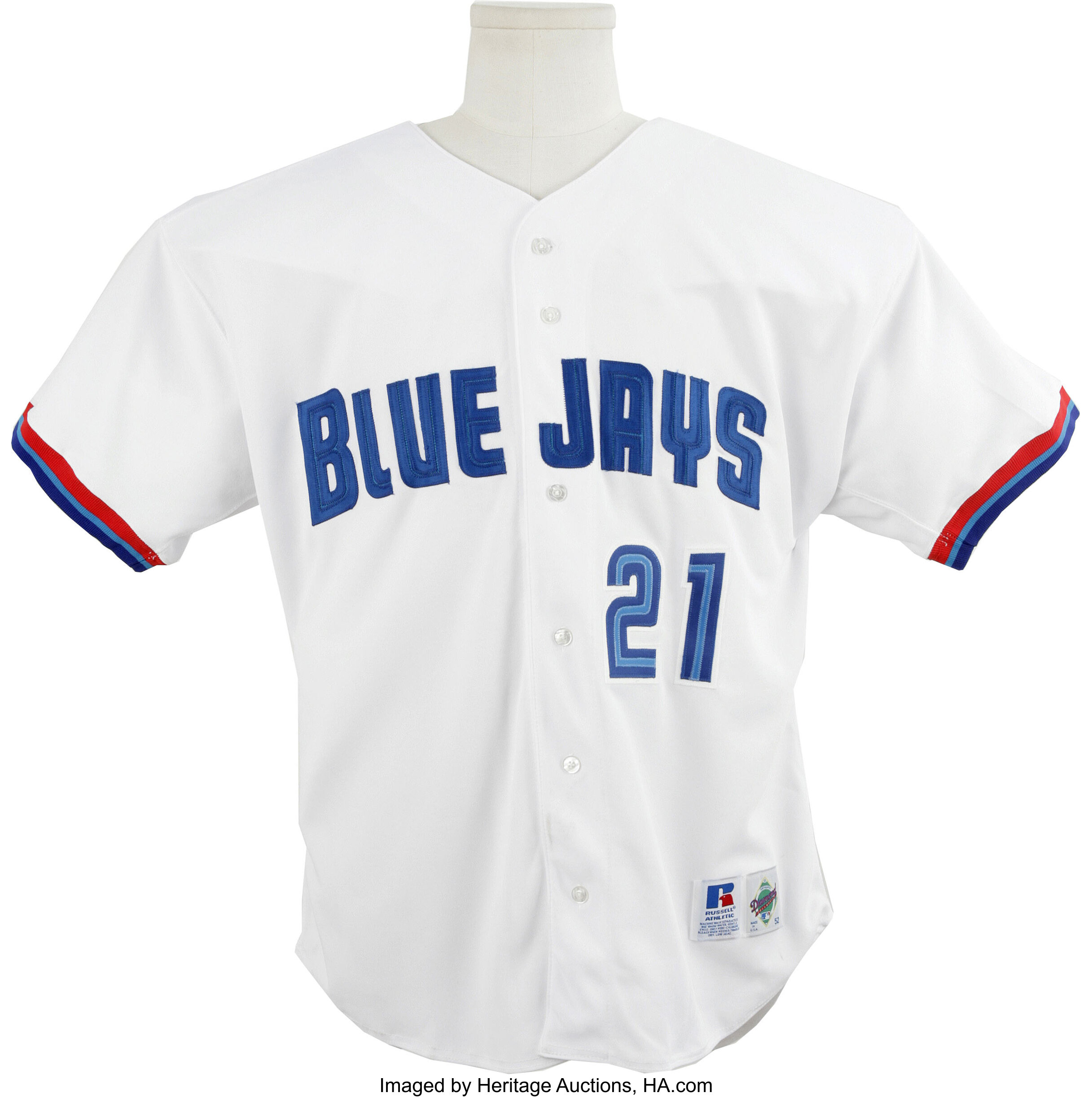 Roger Clemens Signed Toronto Blue Jays Jersey. Each year he, Lot #61136