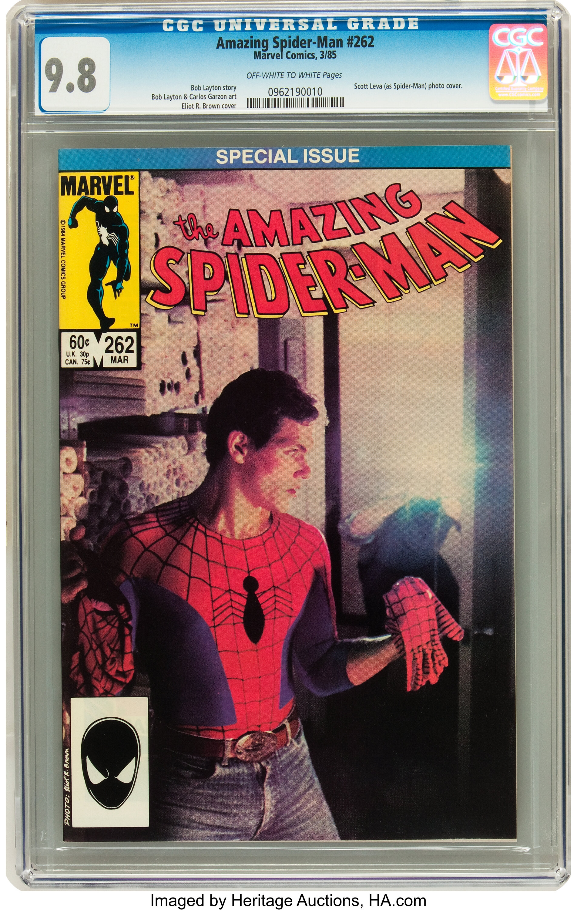 The Amazing Spider-Man #262 (Marvel, 1985) CGC NM/MT  Off-white | Lot  #12076 | Heritage Auctions