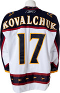 ILYA KOVALCHUK 2010 ATLANTA THRASHERS REEBOK JERSEY SIZE XL