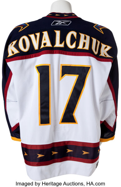 Ilya Kovalchuk Autographed Authentic Atlanta Thrashers Home Jersey