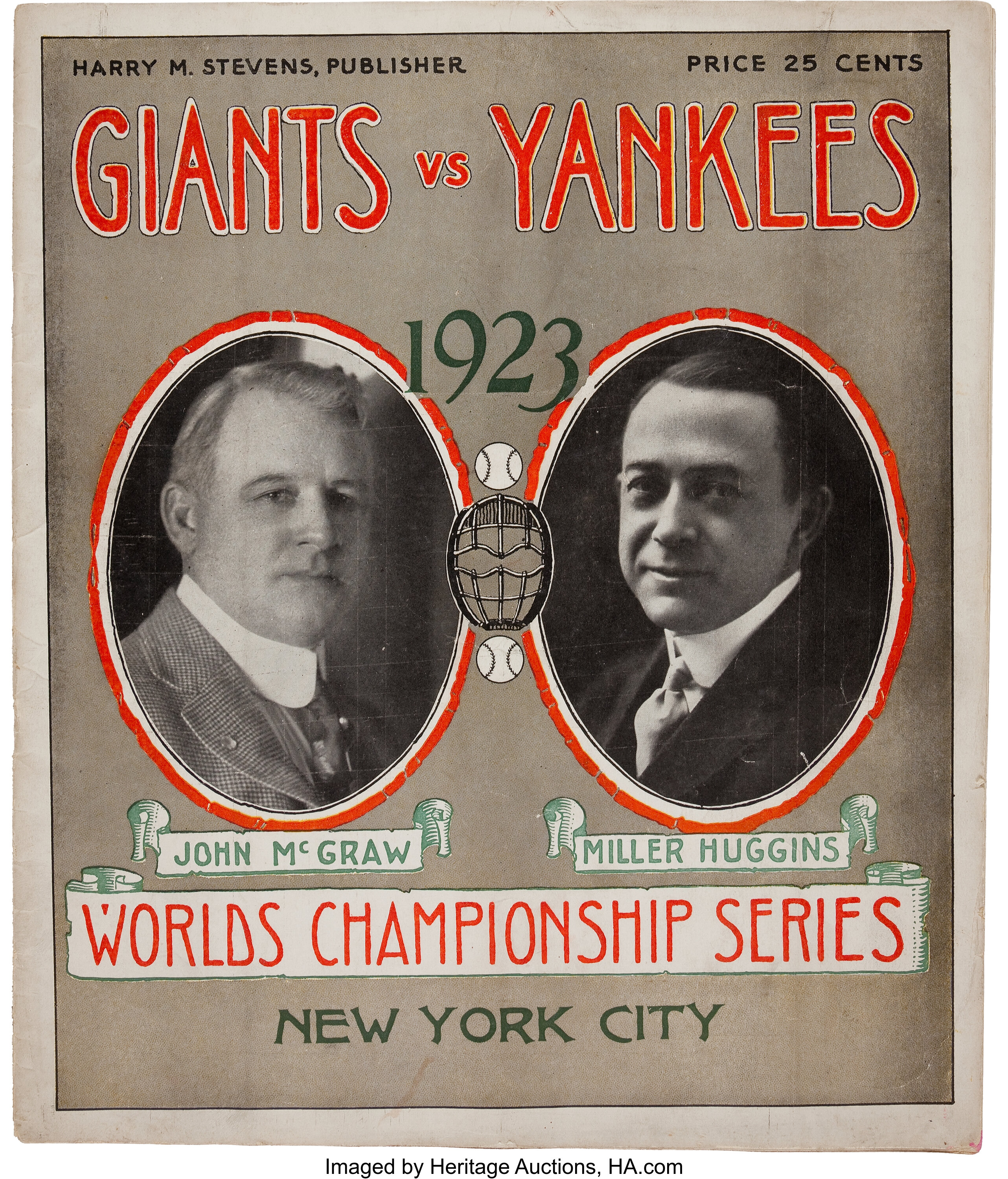 1927 World Series Program (New York Yankees). Baseball