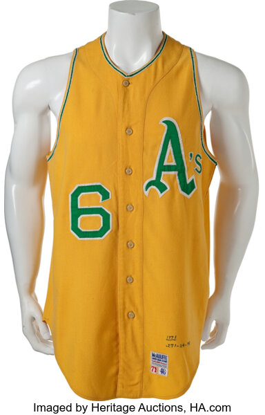 1971 Sal Bando Game Worn Oakland Athletics Jersey. Baseball, Lot #81488