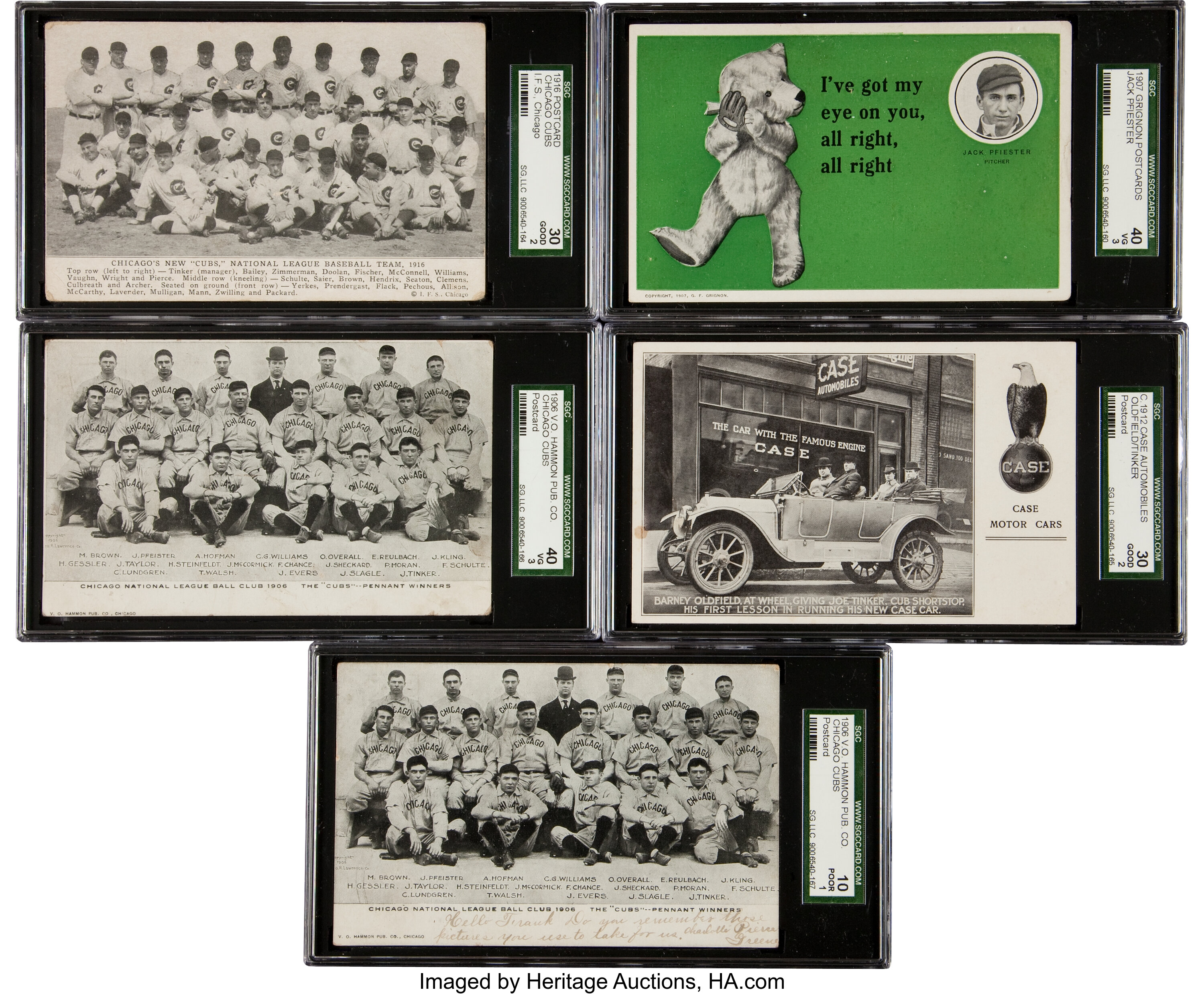 1882 Cosack & Co. Baseball Complete Set (9) - #2 on the SGC Set