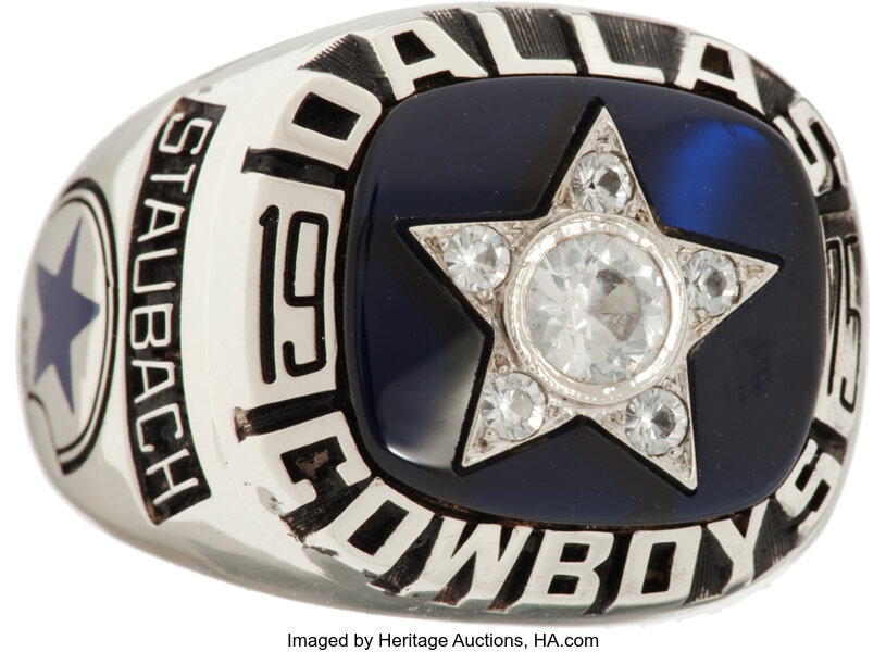 Custom 1975 Dallas Cowboys National Football Championship Ring