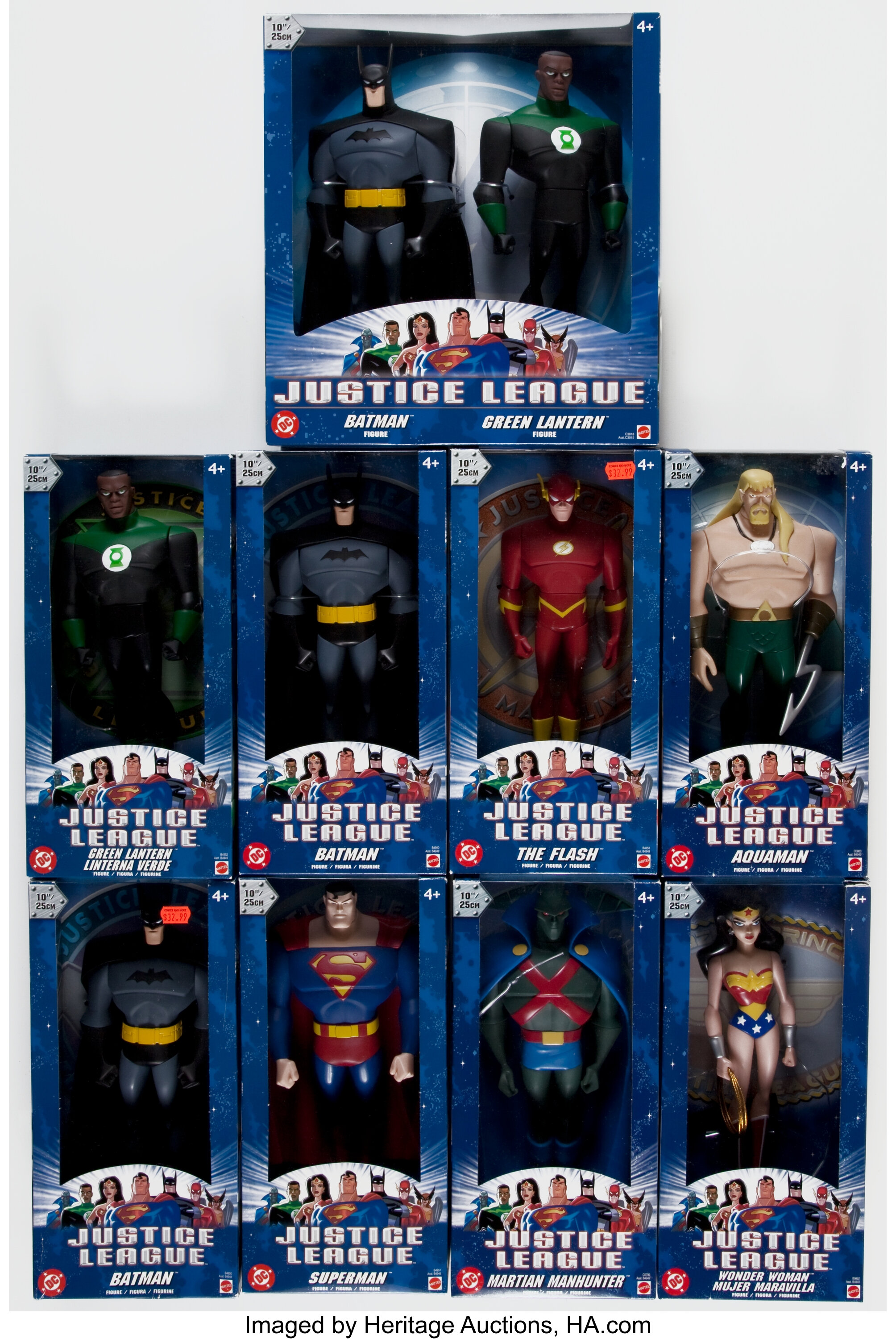 Justice league shop mattel figures