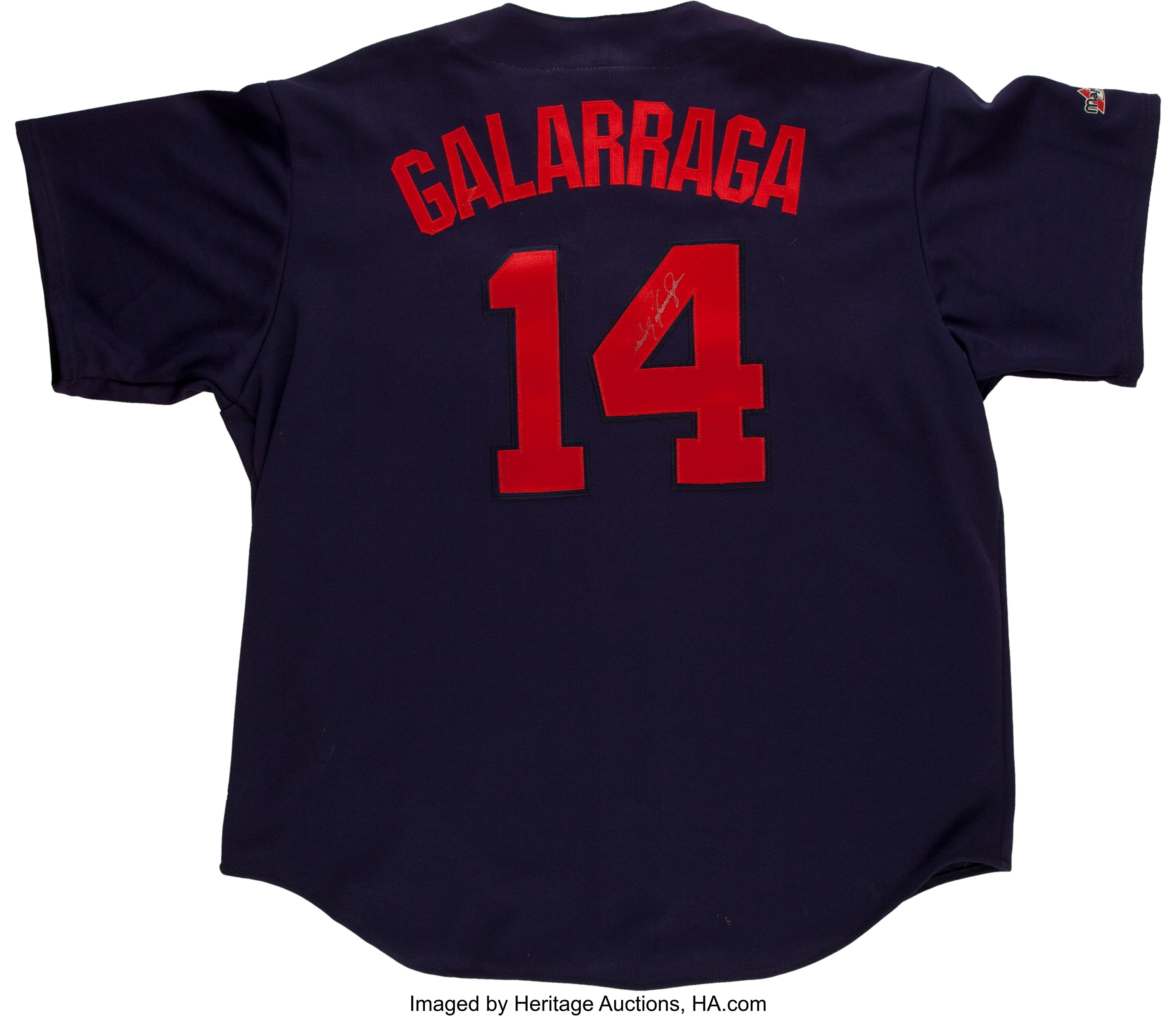 Andres Galarraga Signed Atlanta Braves Jersey. Baseball, Lot #43044