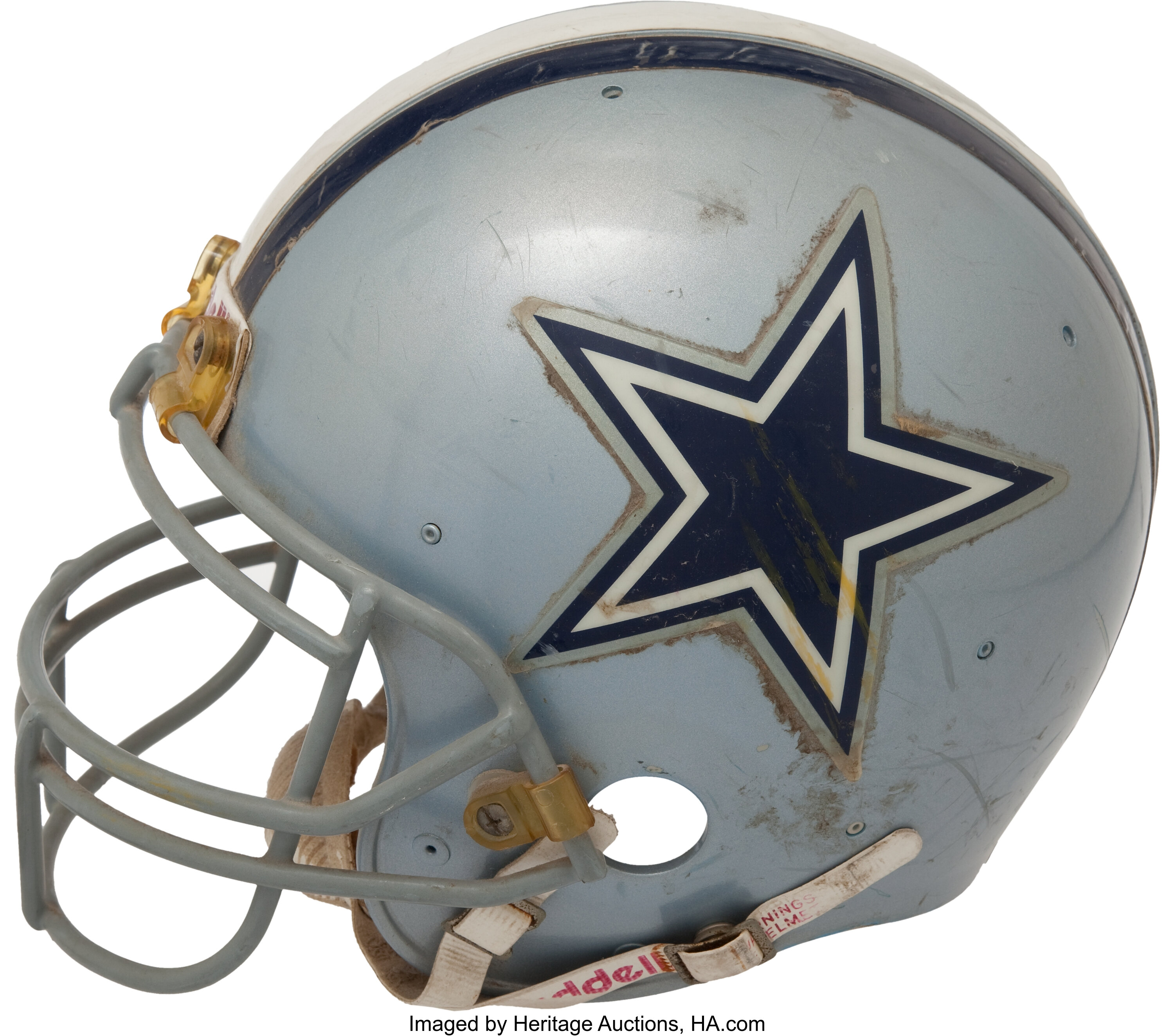 Mid 1980's Victor Scott Game Worn Dallas Cowboys Helmet., Lot #43153