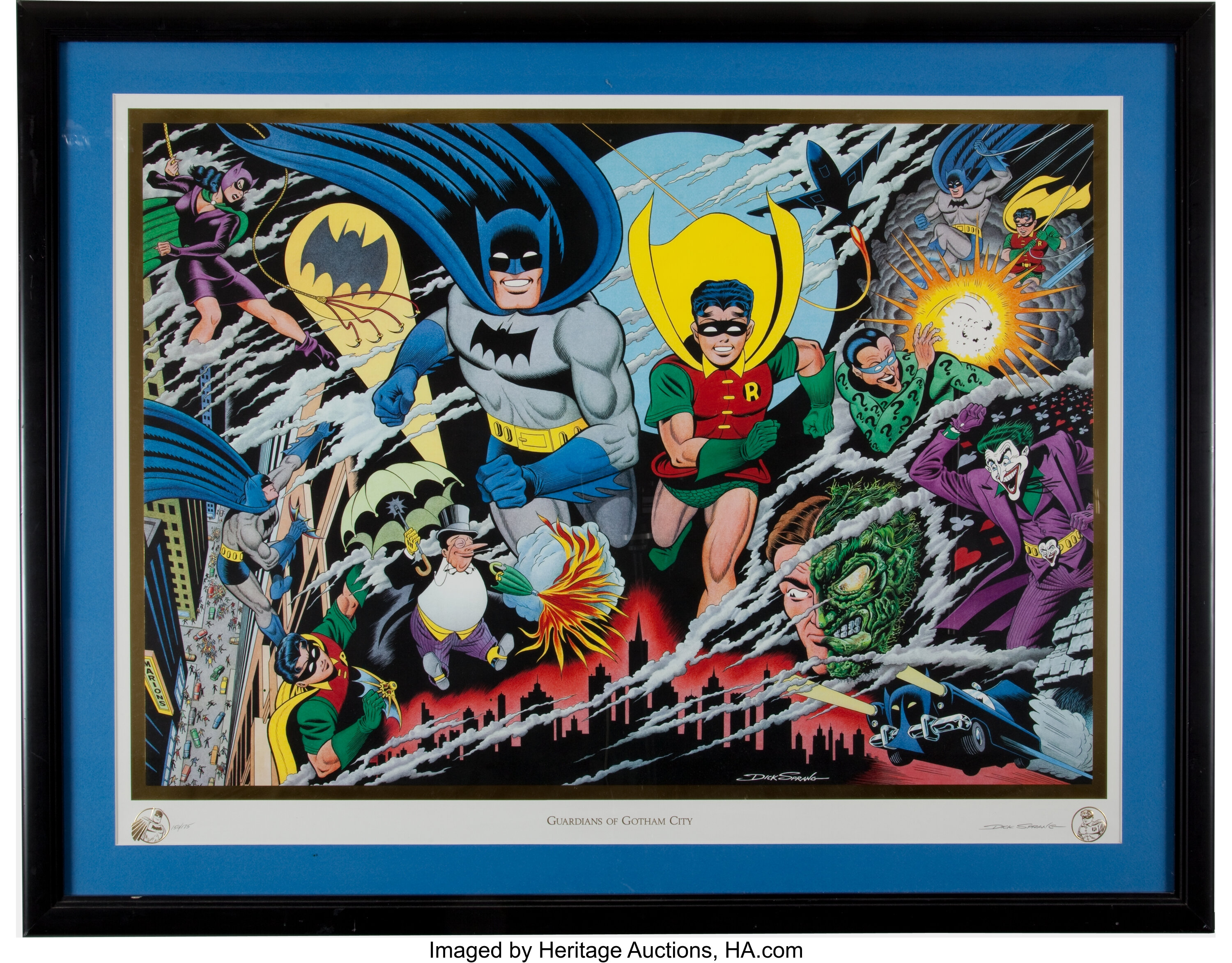 Batman Guardians of Gotham City Dick Sprang Limited Edition Print | Lot ...