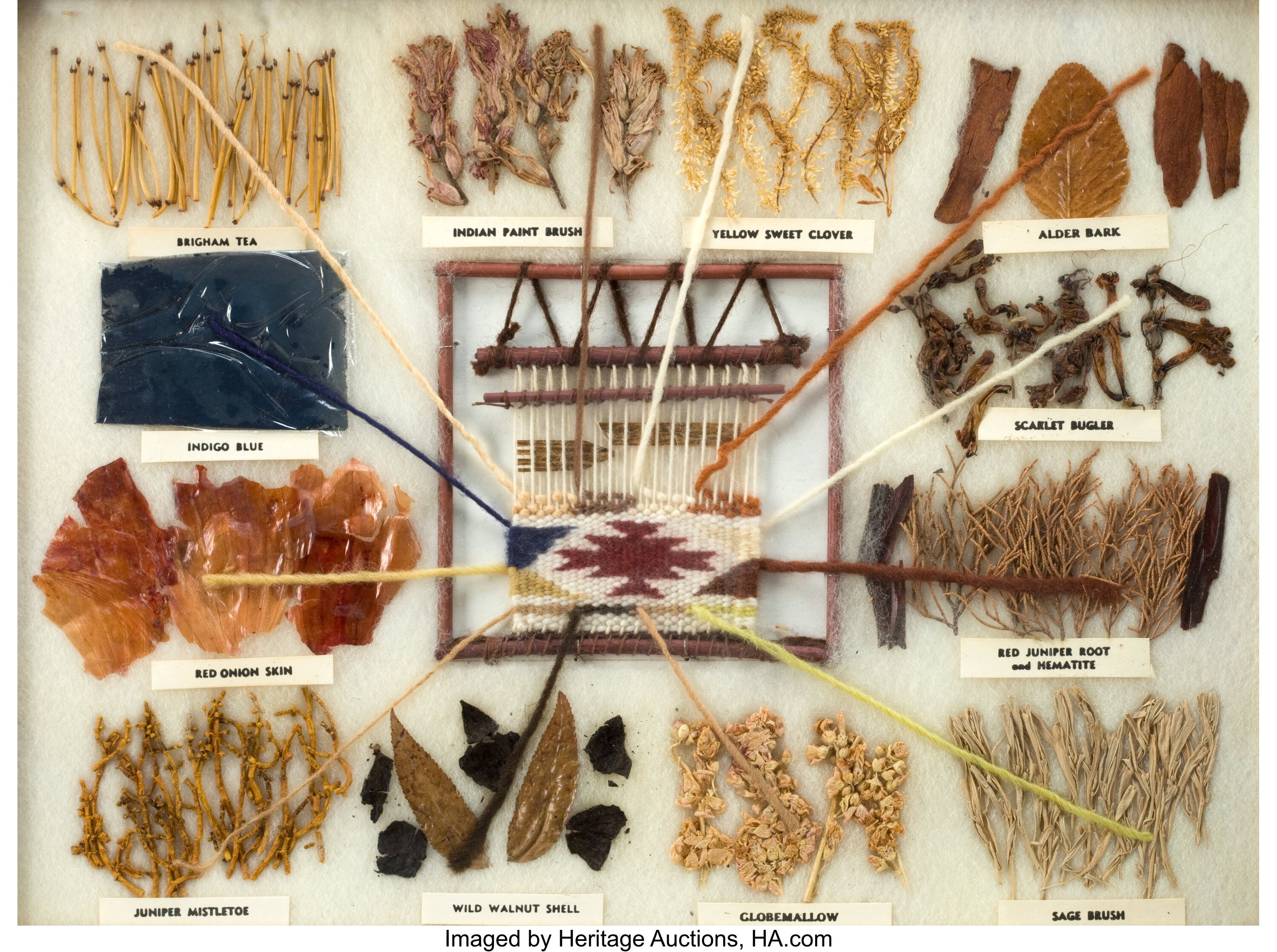 A NAVAJO DYE CHART. Ella Meyers... Other Lot 50373 Heritage Auctions