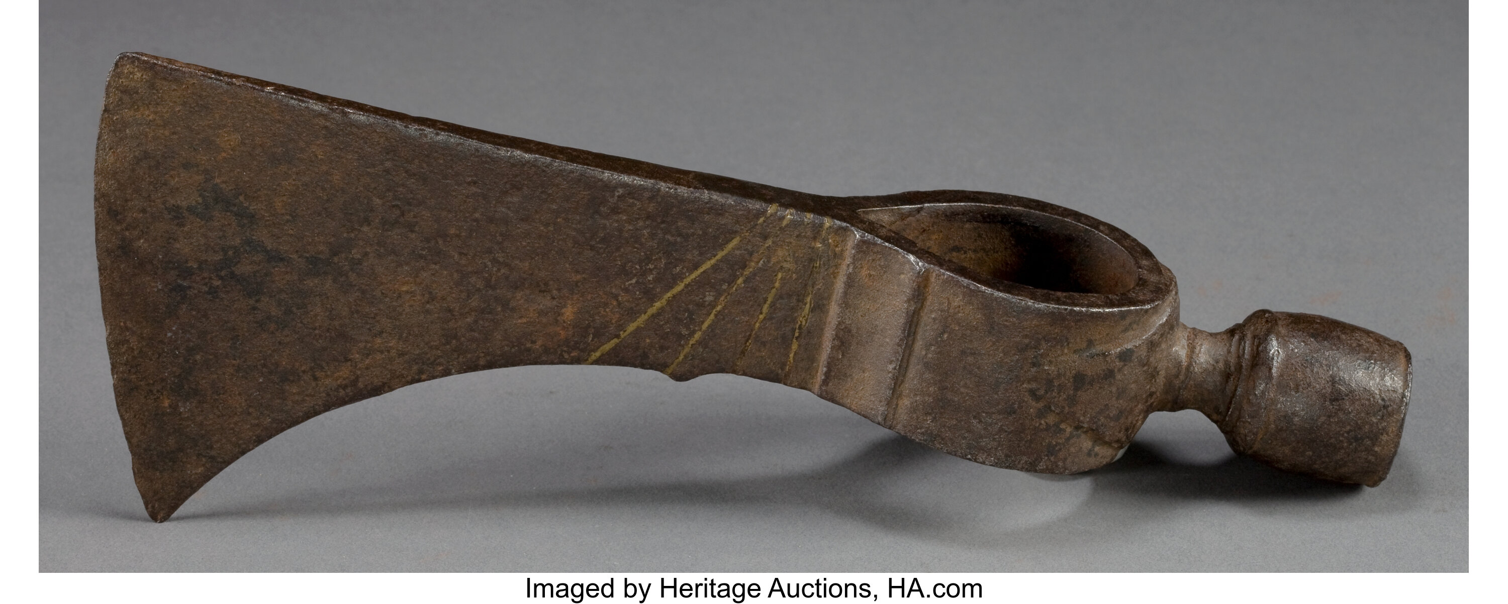 A PIPE TOMAHAWK BLADE. c. 1770... Paintings | Lot #50225 | Heritage ...
