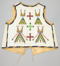 A SIOUX BOY'S BEADED HIDE VEST. c. 1890... American Indian | Lot #50203 ...
