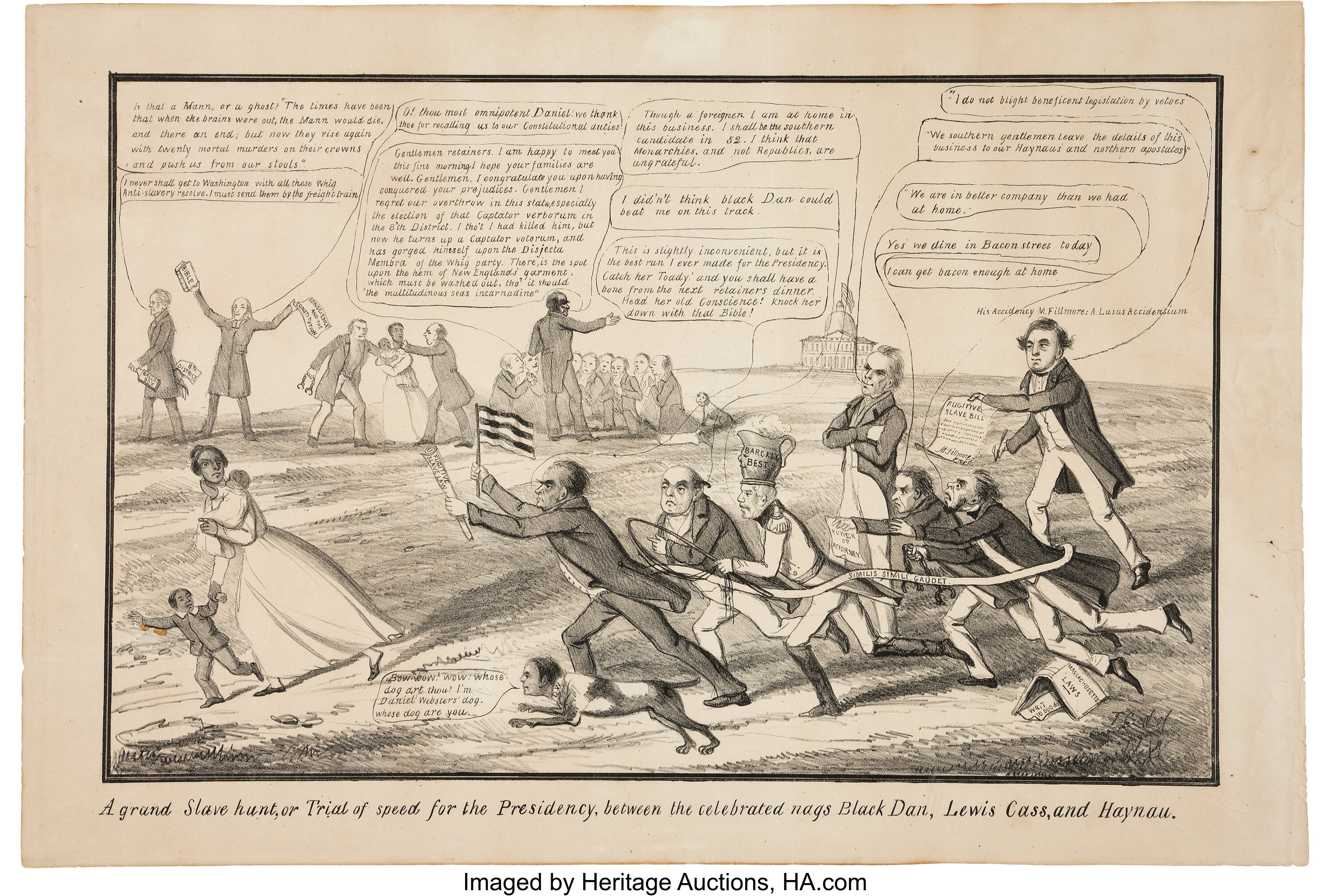 fugitive slave act cartoon