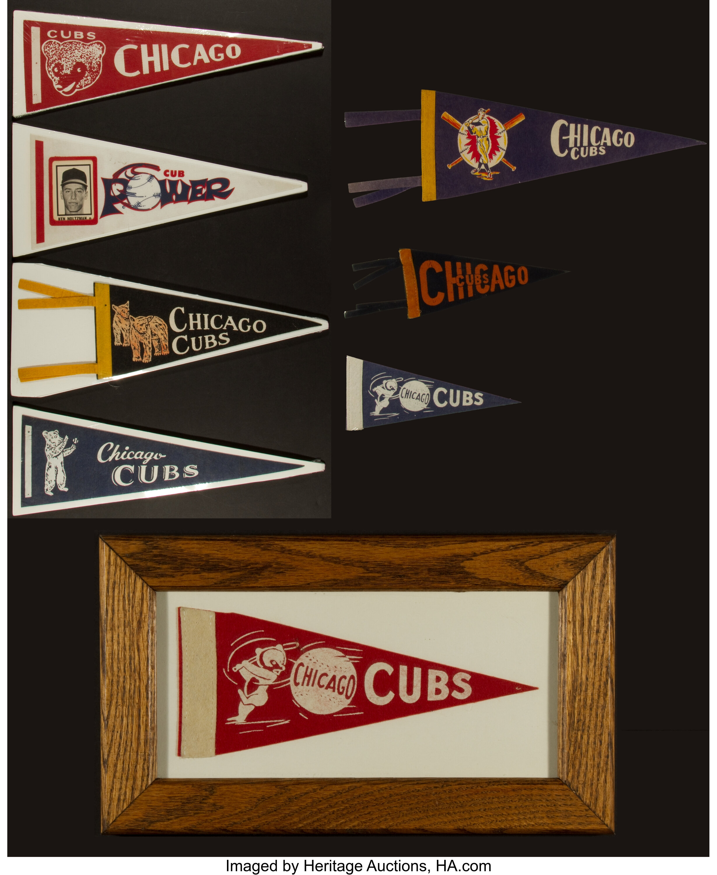 Sold at Auction: Sports Pennant Lot, Vintage & Modern
