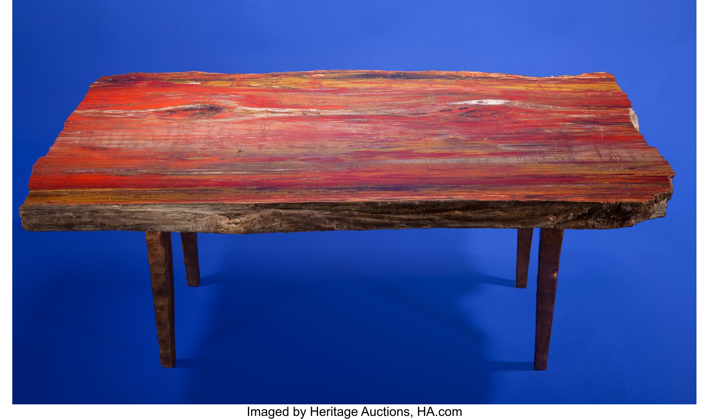 petrified wood tables and slabs