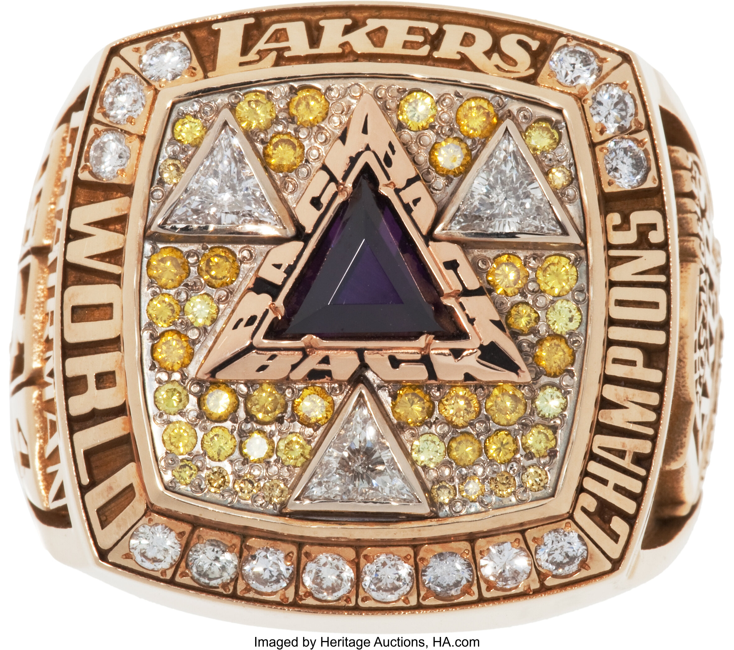 Los Angeles Lakers NBA Championship Ring (2002) - Premium Series