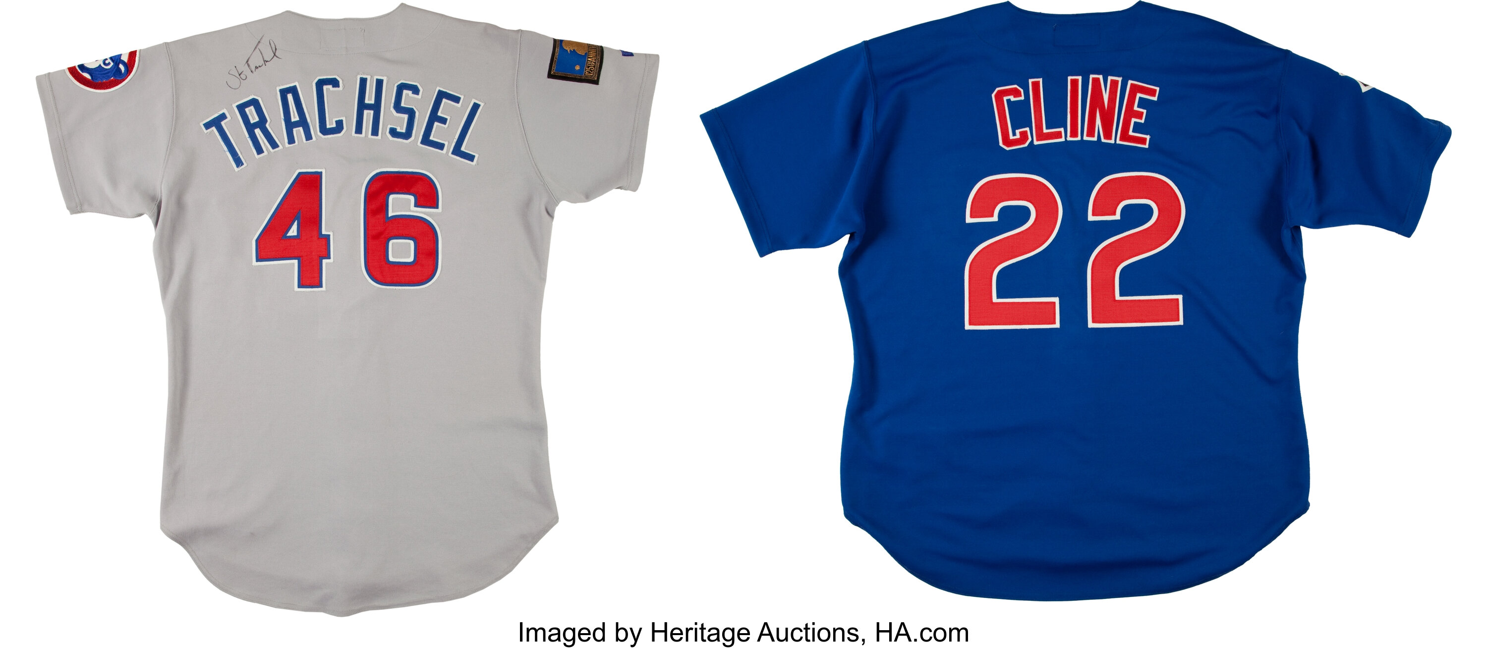 Lot Detail - 1992 Steve Trachsel Chicago Cubs Game Worn Home