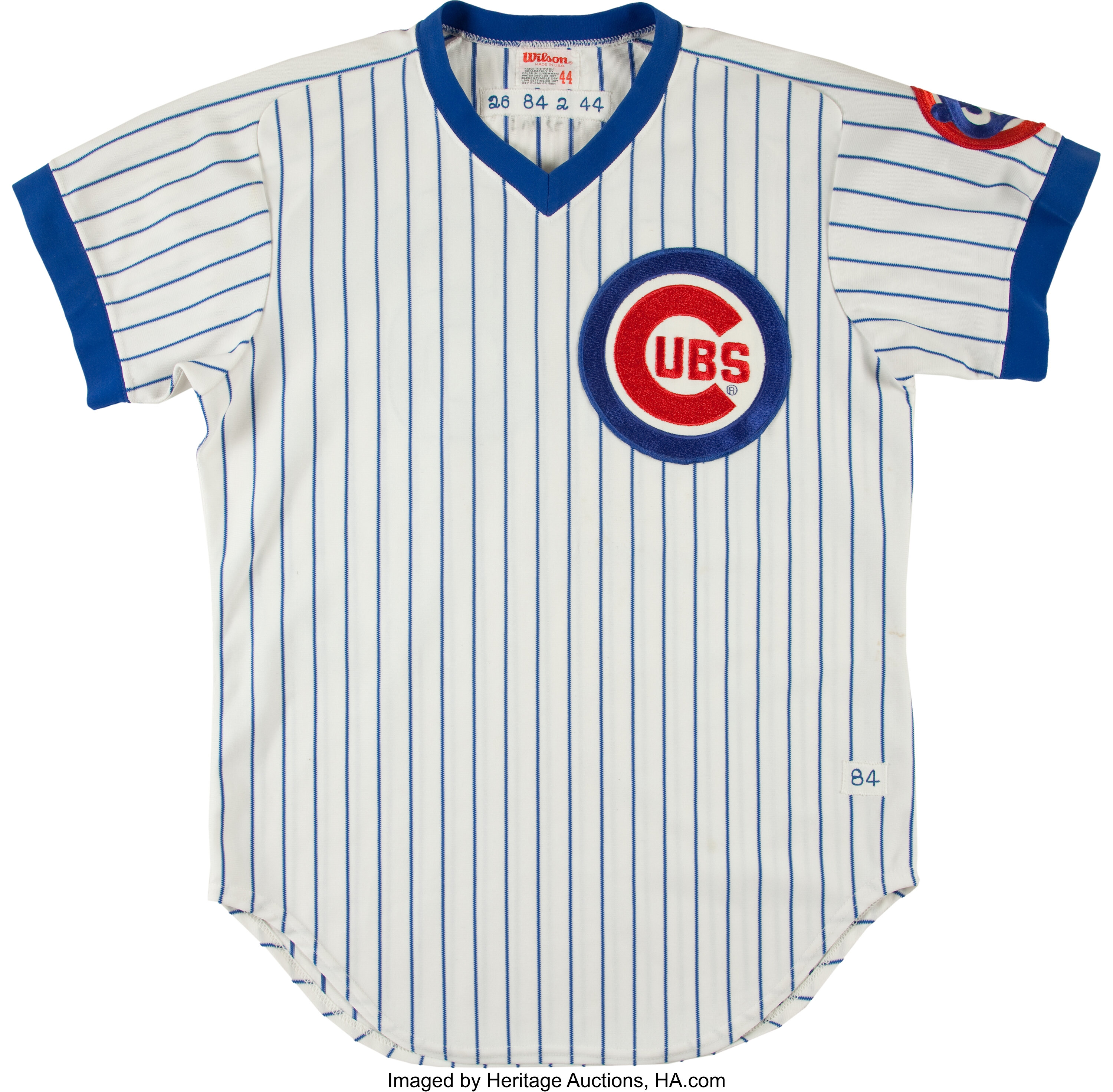 1984 Film Worn Chicago Cubs Jersey from The Natural. Baseball, Lot  #82793